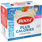 PLUS Calories Strawberry Formulated Liquid Diet Drink,6 x 237 ml