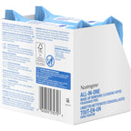 All In one makeup Remover fragrance free Facial Cleansing Wipes, Plant Based and Compostable, Special Value Twin Pack