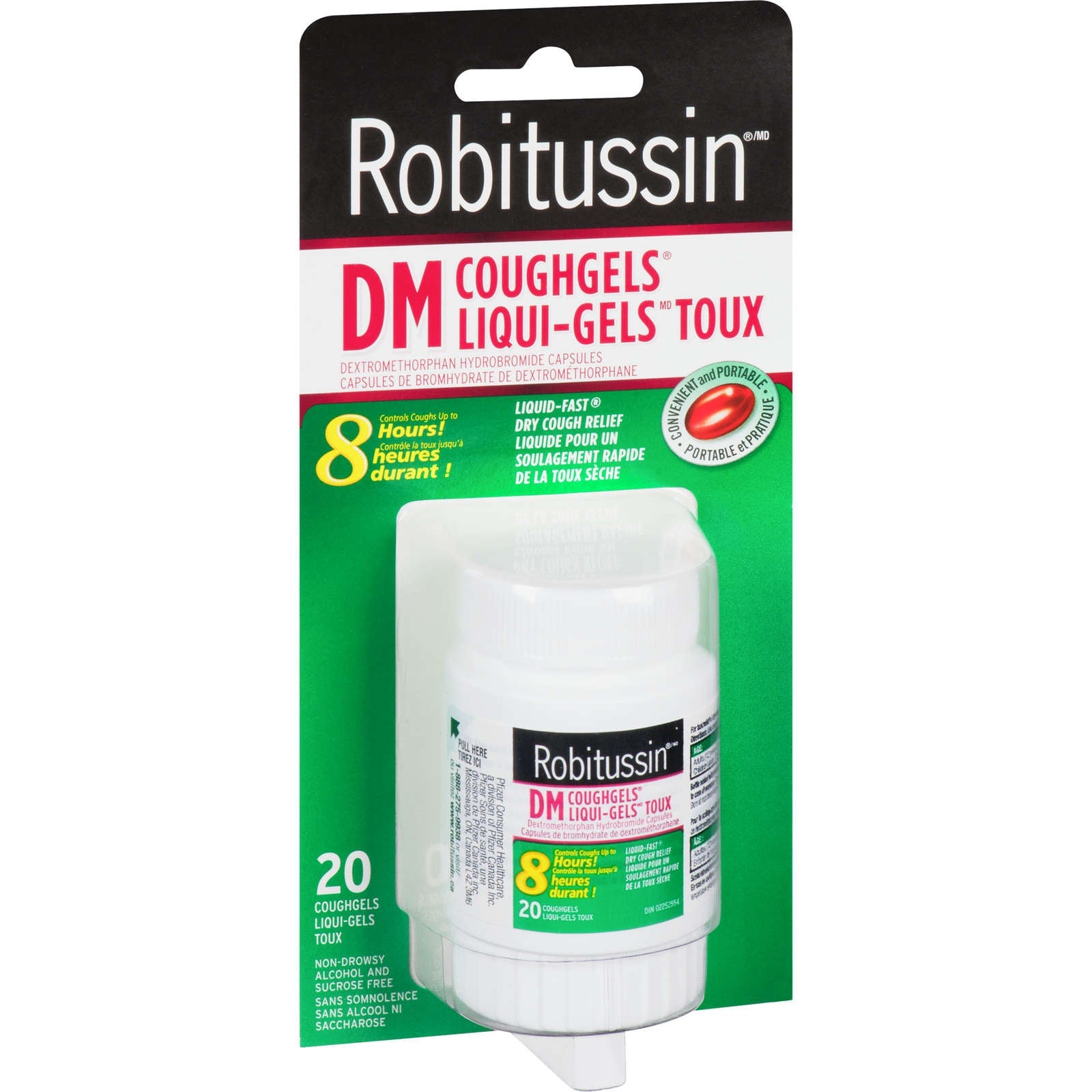 Robitussin DM CoughGels 20 Capsules