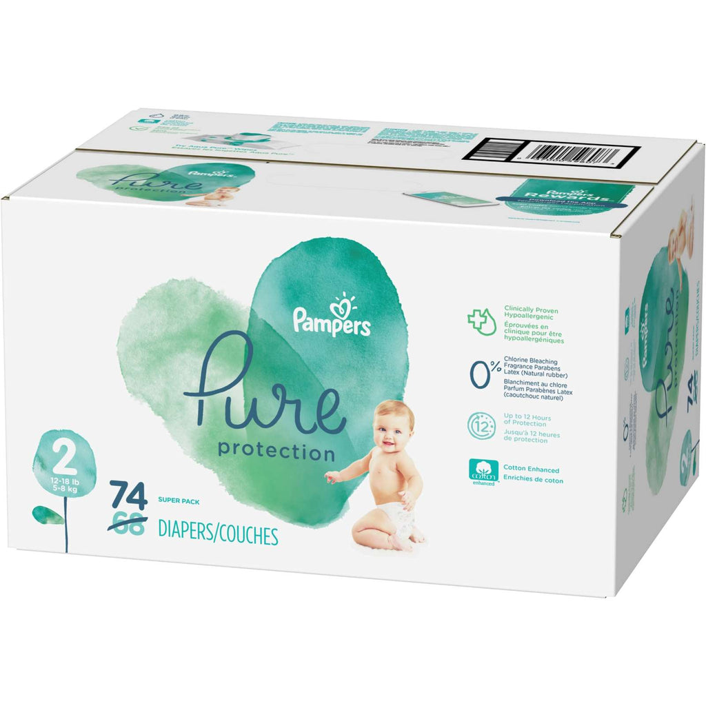 Pure Protection Diapers Size 2 74 Count