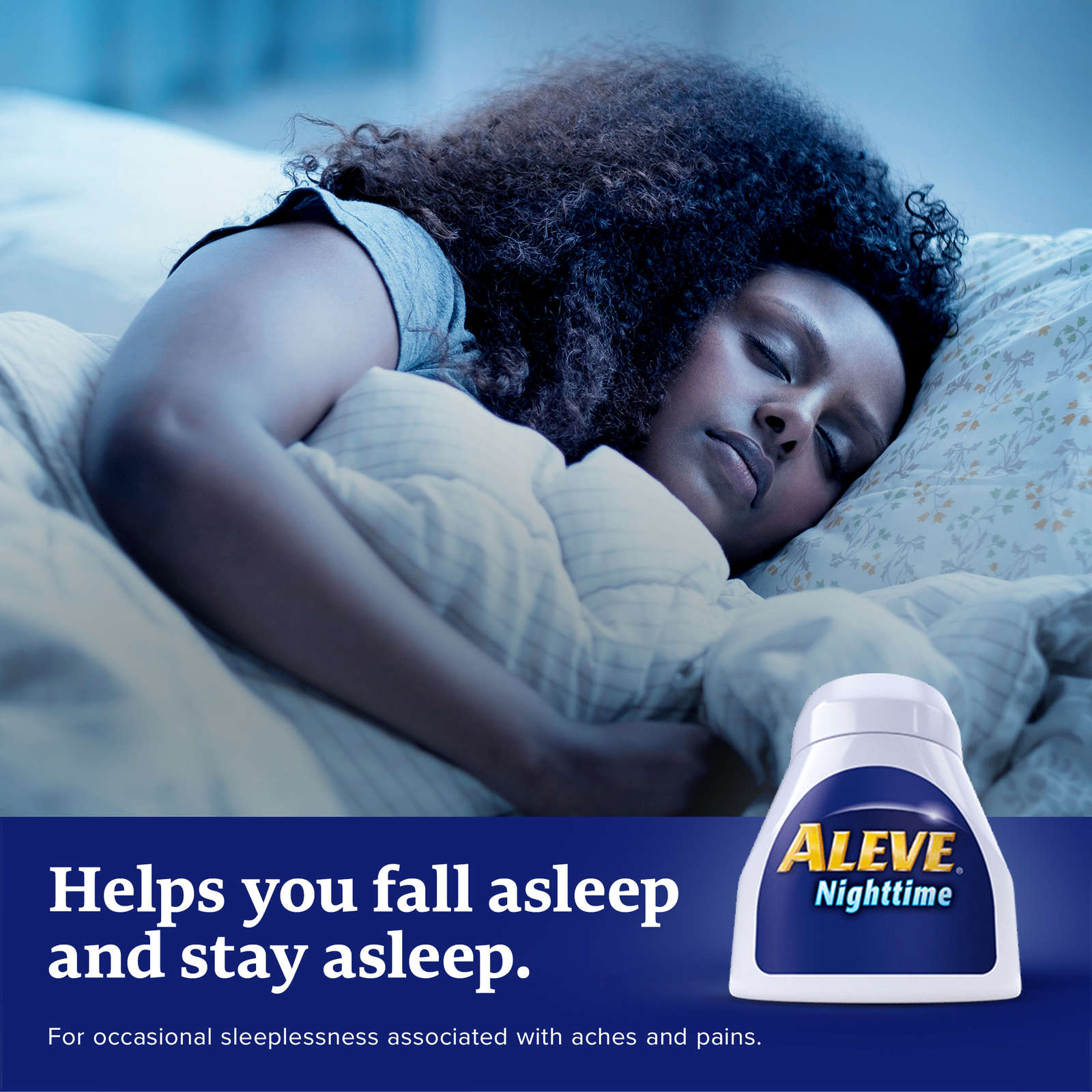 ALEVE Nighttime, Pain Reliever and Sleep Aid, Naproxen Sodium, 40 Caplets