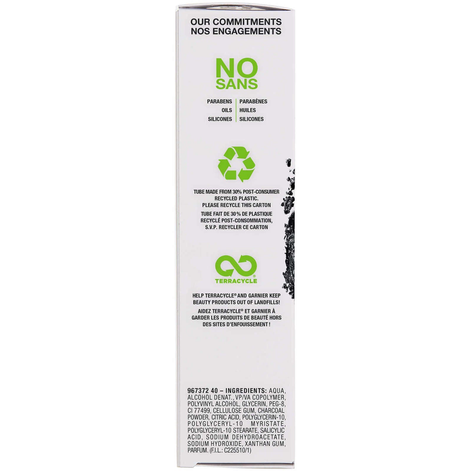 SkinActive Charcoal Black Peel-Off Mask Cleanser For Combination to Oily Skin