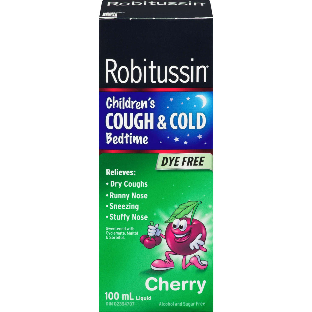 Robitussin Children's Cough & Cold Bedtime Liquid Cherry 100 ml