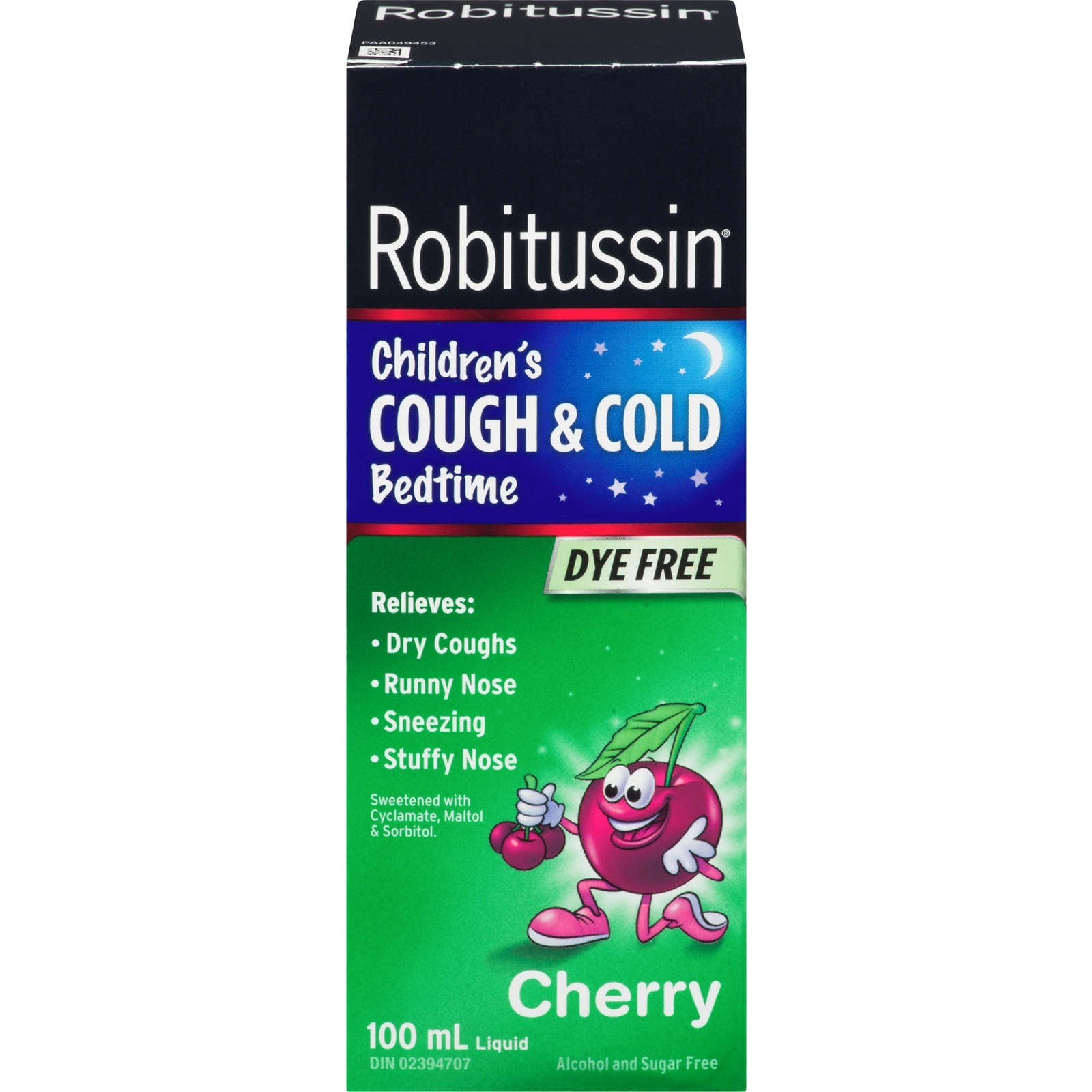 Robitussin Children's Cough & Cold Bedtime Liquid Cherry 100 ml