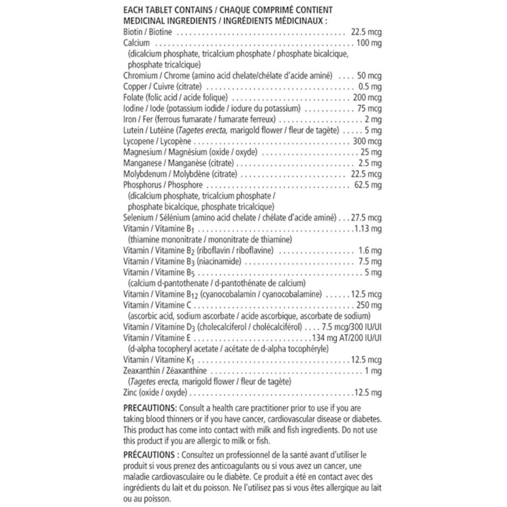 Vitalux Adv Pl Multivit Tb60