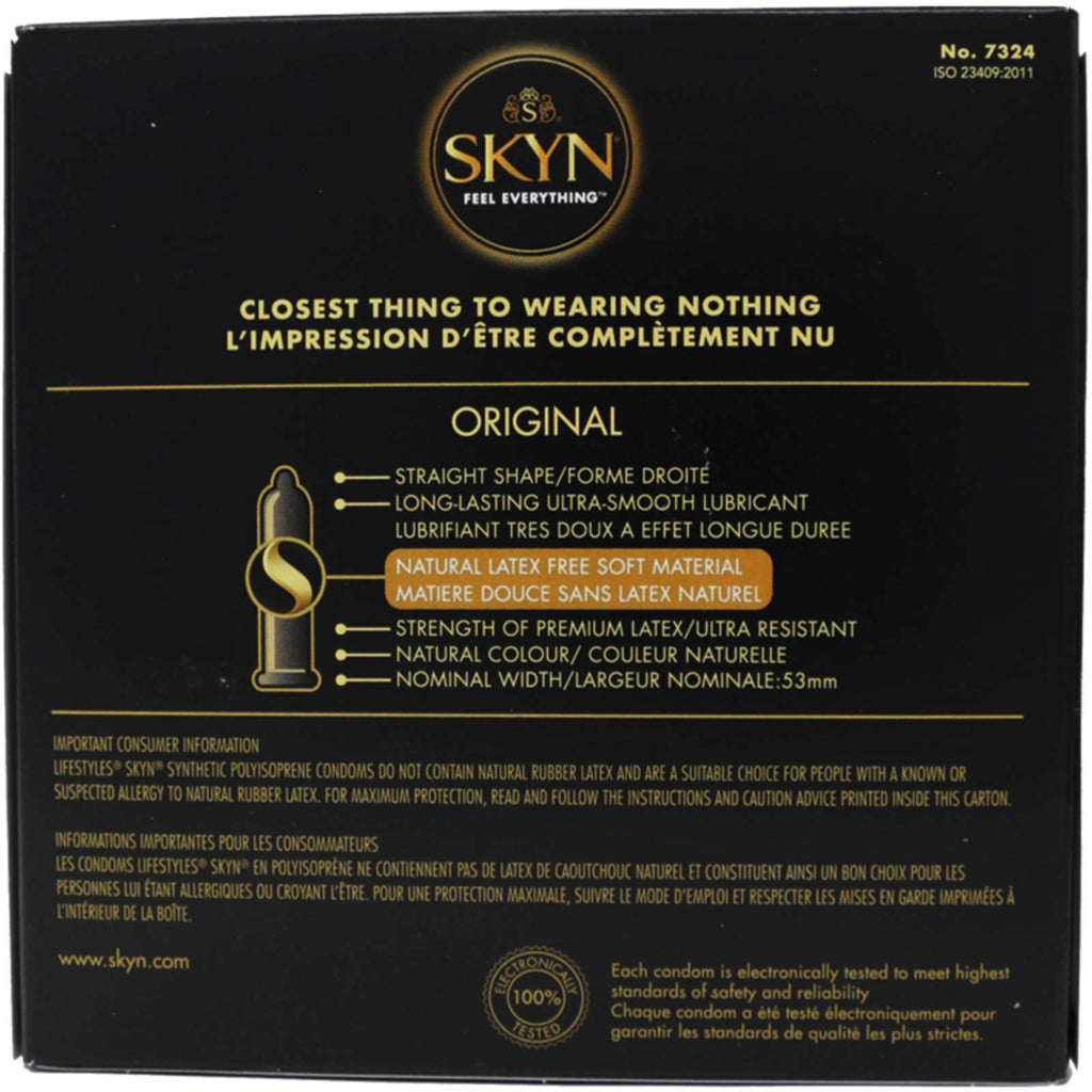 SKYN® Original 24 Natural Latex Free Lubricated Condoms