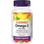 Omega-3 Gummies EPA/DHA 150 mg, Orange · Lemon