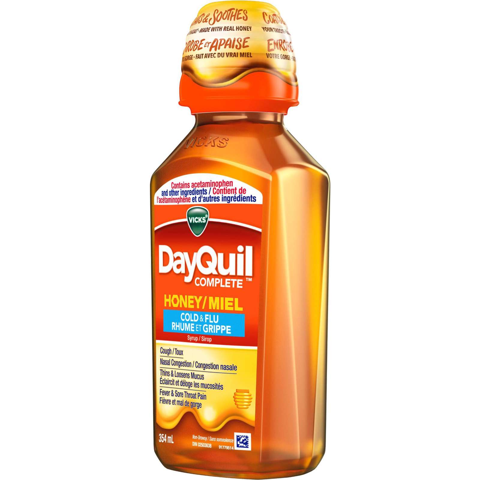 Vicks DayQuil Complete Honey Cold & Flu