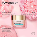 Age Perfect Rosy Tone Fragrance-Free Moisturizer, with LHA & Imperial Peony Extract