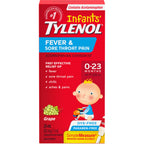 Infants' Medicine Fever & Sore Throat Pain Drops, Grape