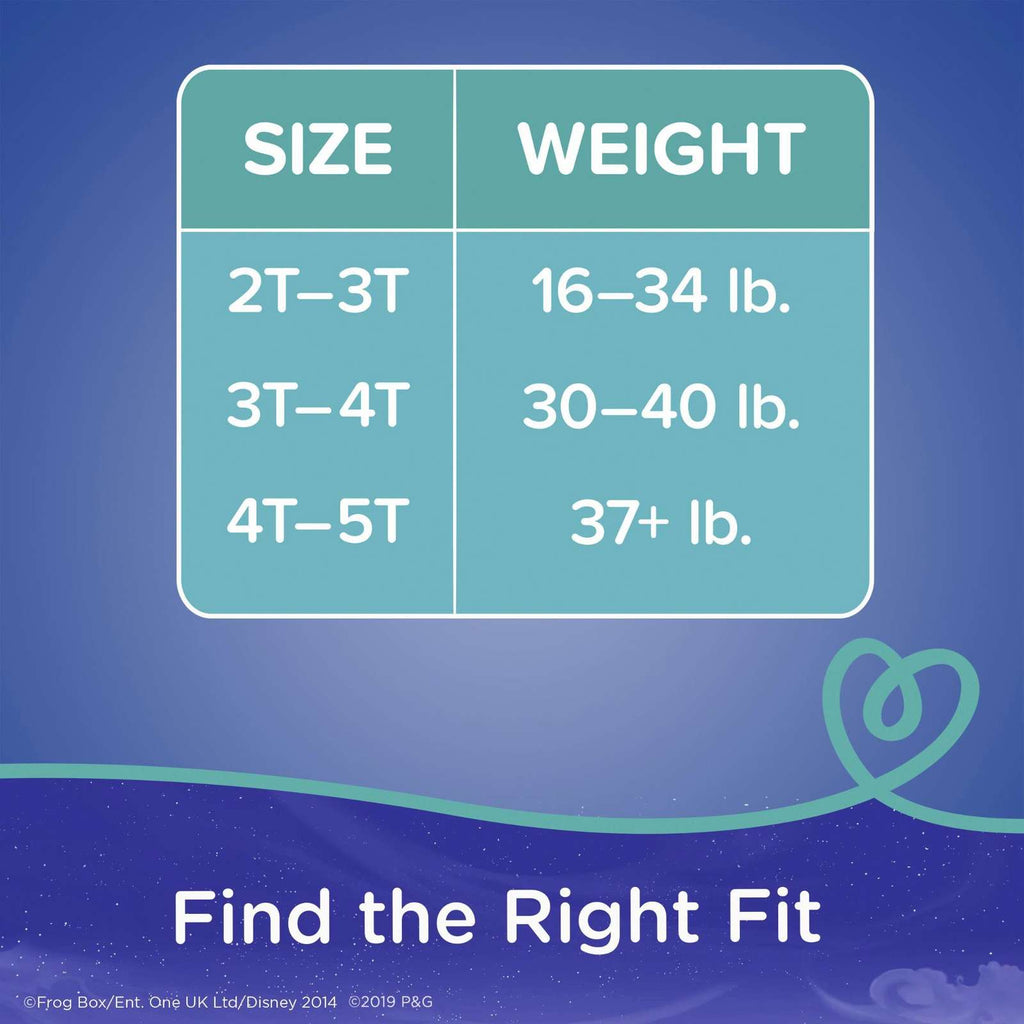 Pampers Easy Ups Training Underwear Boys Size 6 4T-5T