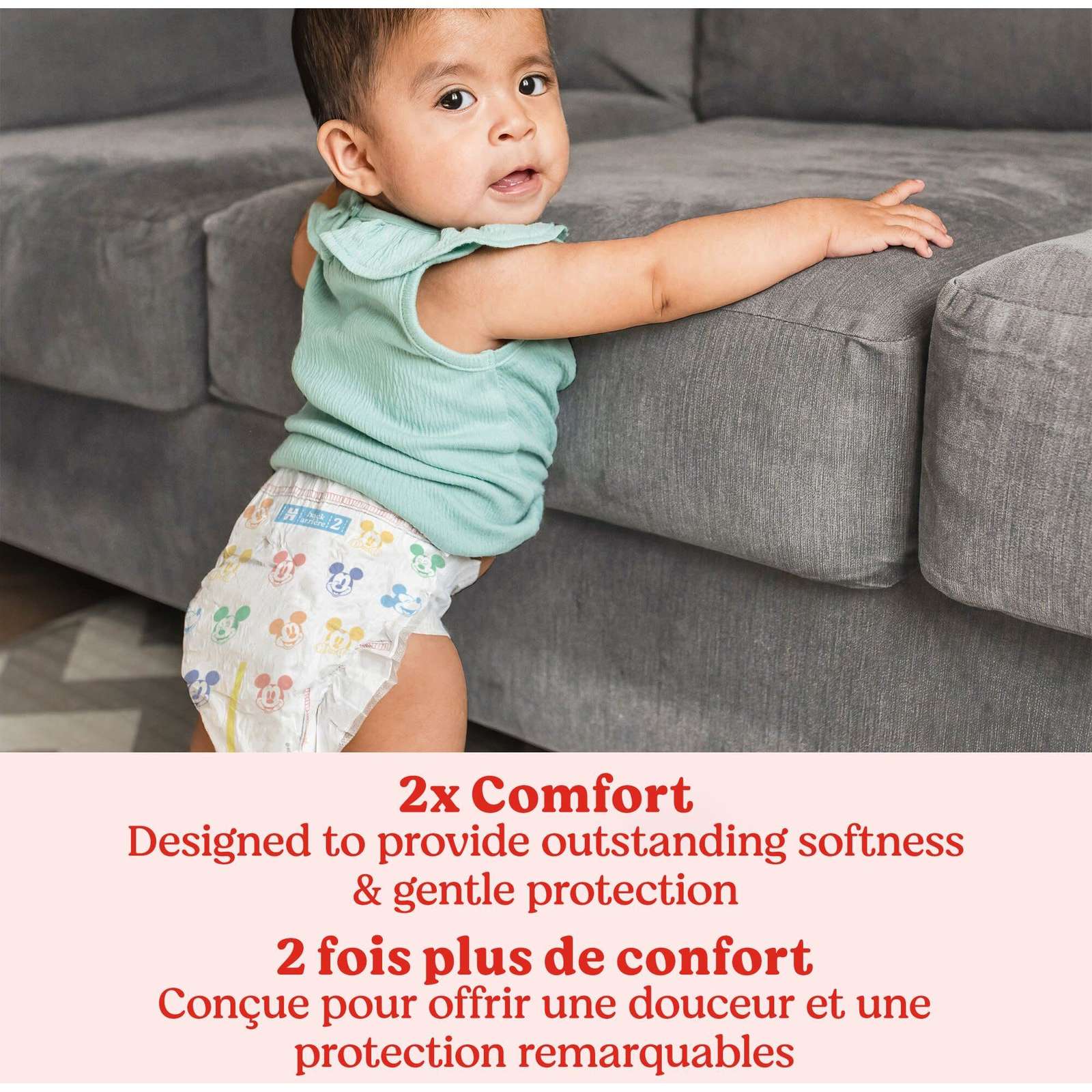Snug & Dry Baby Diapers, Size 2 (12-18 lbs)