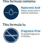 Hydrating Cleanser With Hyaluronic Acid and 3 Ceramides, Normal to Dry Skin , Fragrance Free