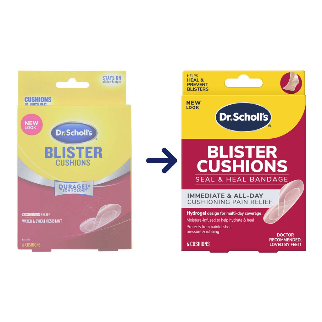 Dr. Scholl’s® Blister Treatment Cushions with Duragel™ technology