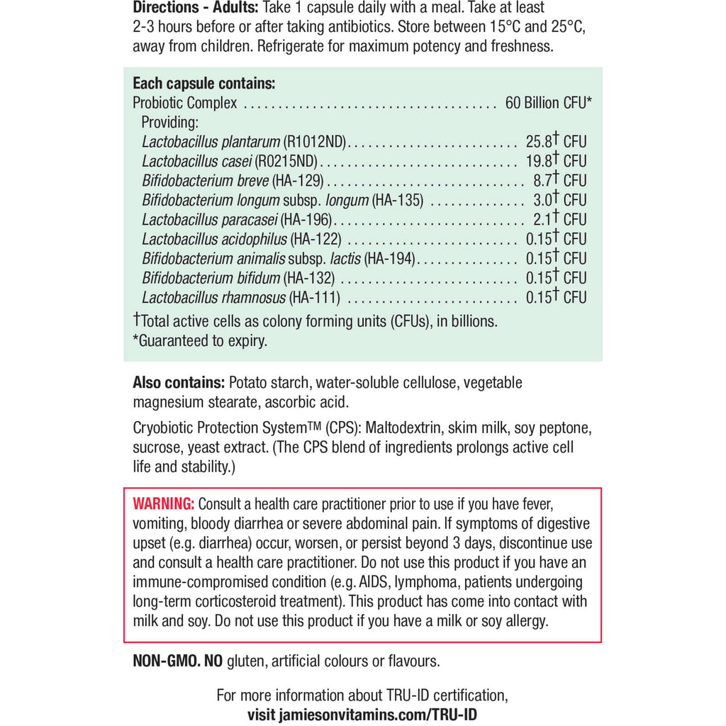 60 Billion Probiotic