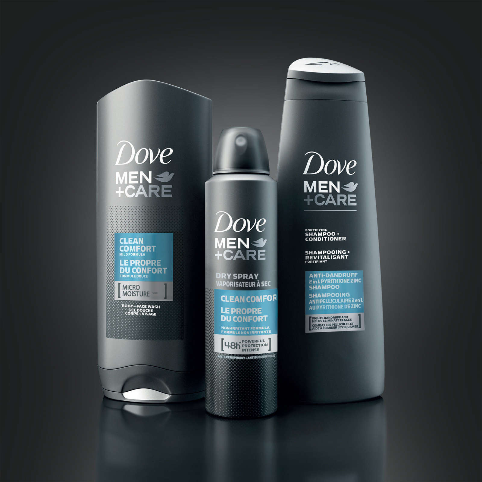 Dove Men+Care 2in1 Shampoo + Conditioner Anti Dandruff 355 ML
