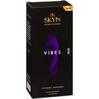 SKYN Vibes Personal Massager, Intimate Vibrator, soft silicone curved design, water resistant, 20 speeds and pulsations, rechargeable