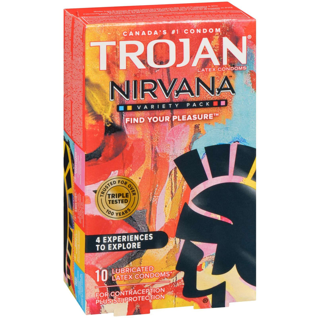 Nirvana Variety Pack Lubricated Latex Condoms