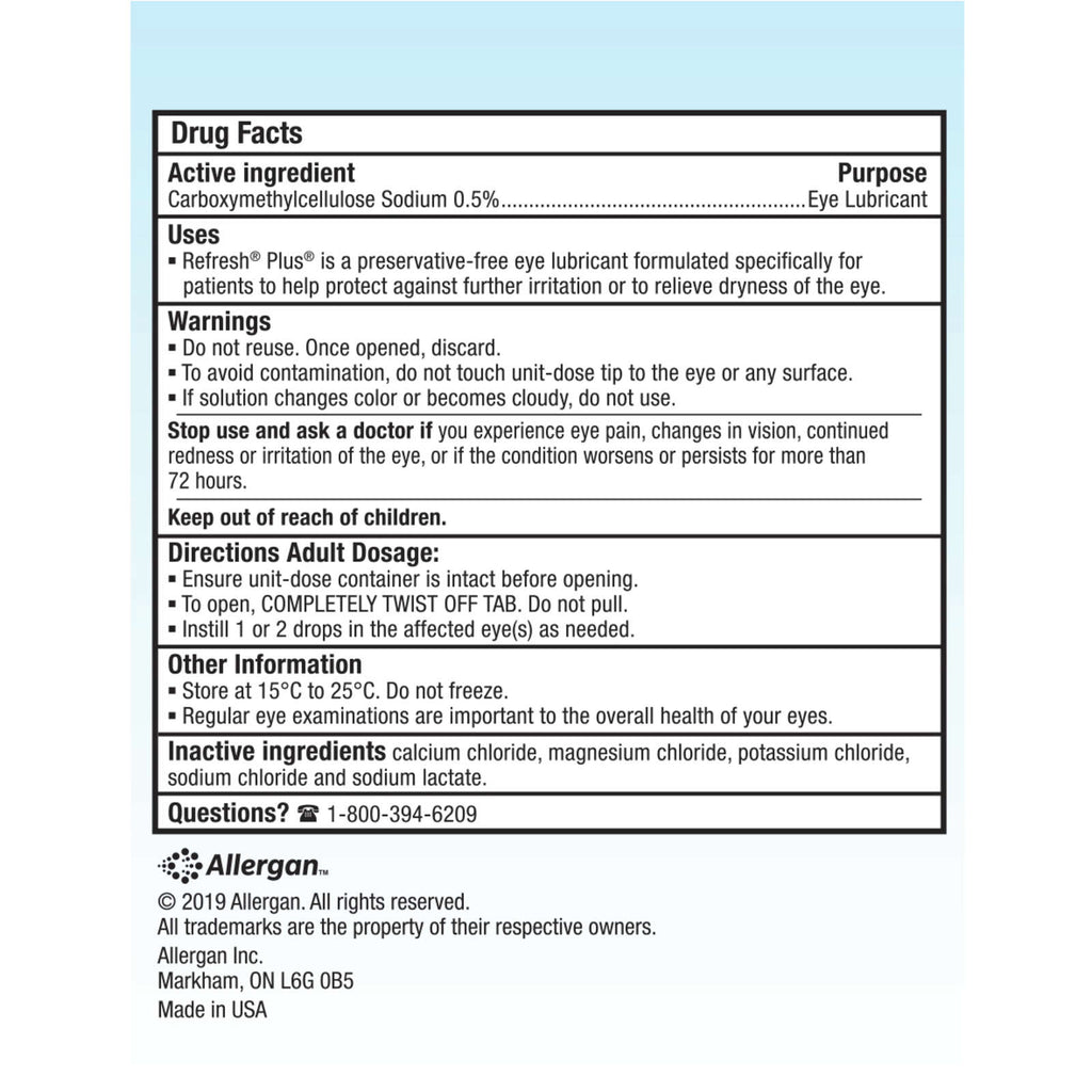 REFRESH PLUS Ophthalmic Solution