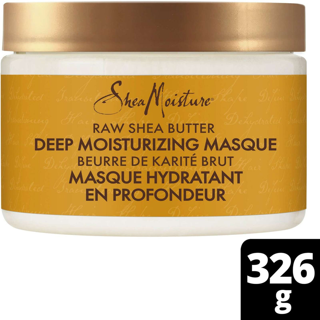 SheaMoisture  Deep Moisturizing Hair Mask repairs visible signs of damage Raw Shea Butter paraben-free deep conditioner 326 g