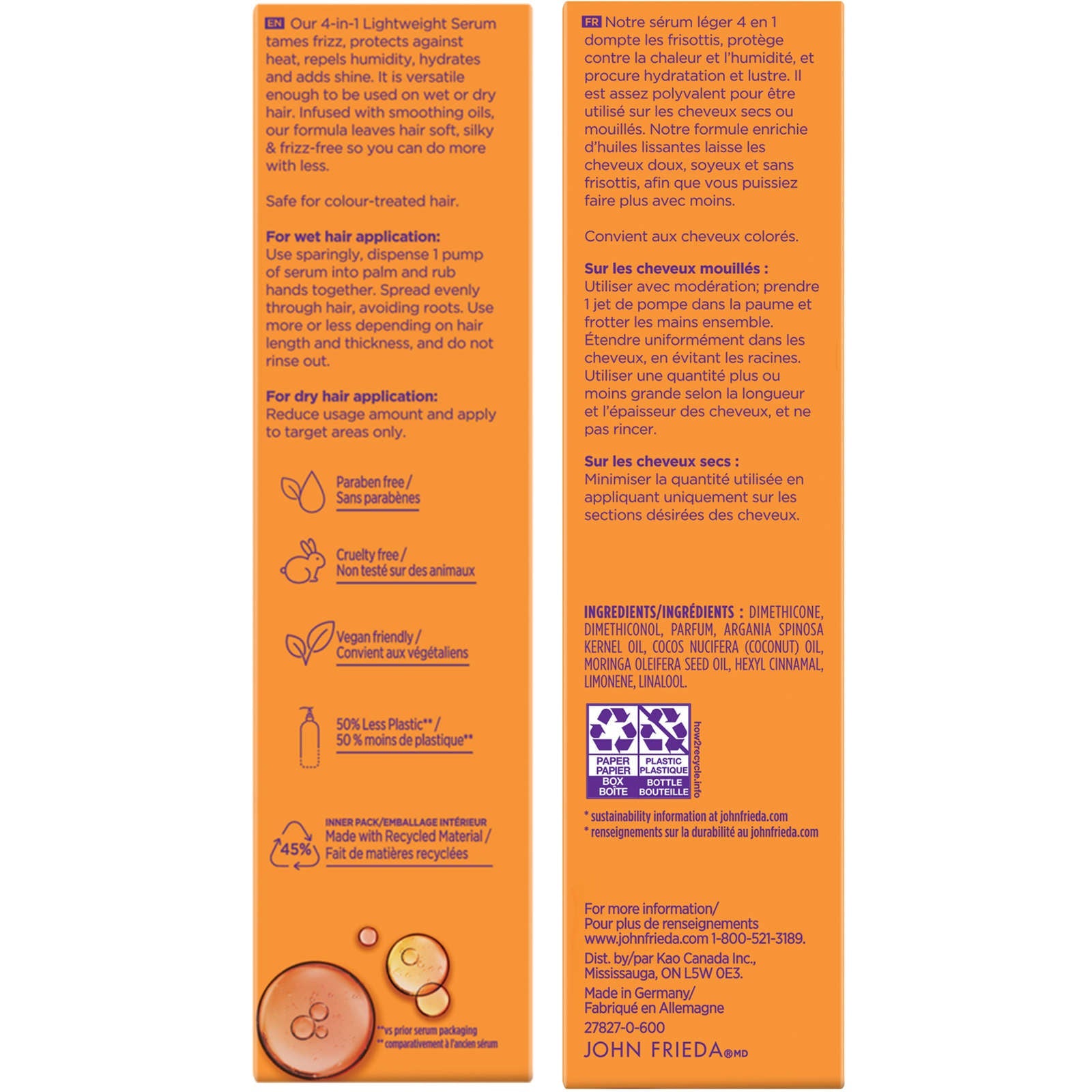 Frizz Ease Lightweight Serum