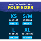 Goodnites Boys' Nighttime Bedwetting Underwear, Size Extra Large (95-140+ lbs), 9 Ct