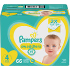 Pampers Swaddlers Diapers Size 4 66 Count
