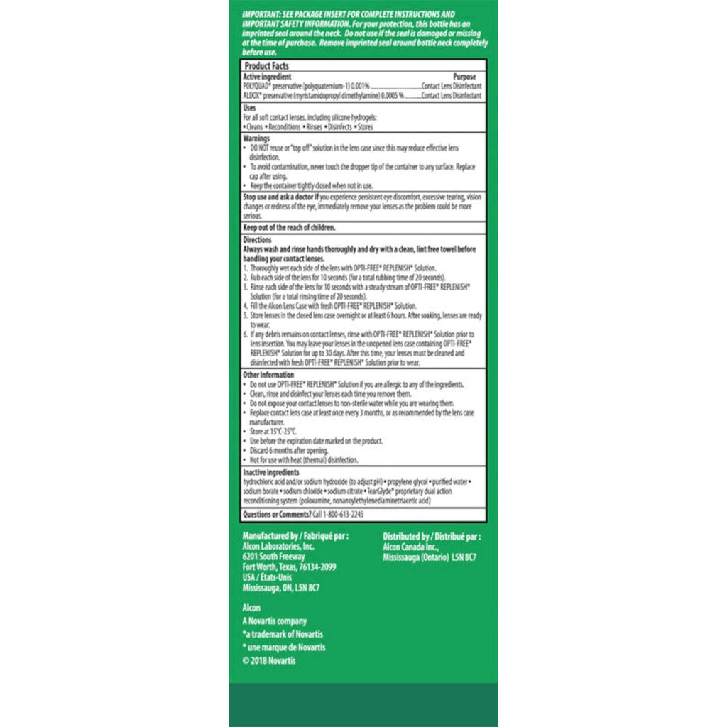 Opti Free Sol Mpds Rep 300ml