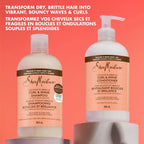 SheaMoisture Coconut & Hibiscus Curl and Shine Shampoo for Thick Curly hair with Silk Protein & Neem Oil Sulfate Free 384 ml