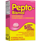 Chewables for Nausea, Heartburn, Indigestion, Upset Stomach, & Diarrhea Relief 48ct