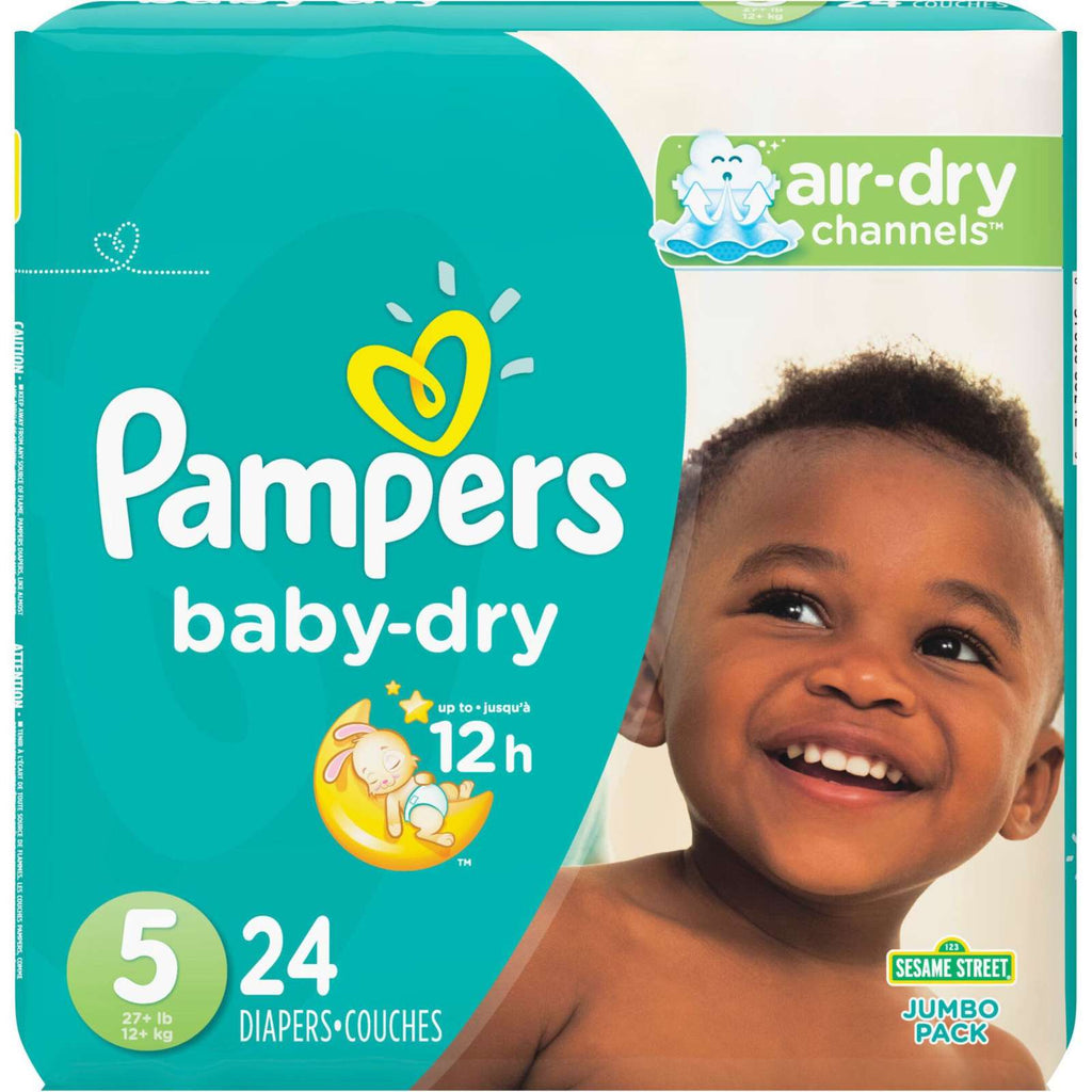 Pampers Baby-Dry Diapers Size 5