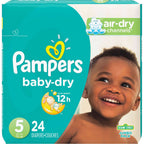 Pampers Baby-Dry Diapers Size 5