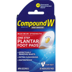 Compound W Maximum Strength One Step Plantar Foot Pads