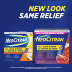 Neocitran Extra Strength Cold & Sinus Apple Cinnamon flavour hot liquid 10 pack