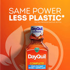 DayQuil and NyQuil COMPLETE Cold and Flu Symptom and Congestion Relief, Liquid Medicine. Relieves Headache, Fever, Sore Throat Pain, Minor Aches, Nasal Congestion, Stuffy Nose, Cough, Convenience Pack, 2 x 236 mL Bottles, 1 NyQuil Berry Flavor, 1 DayQuil