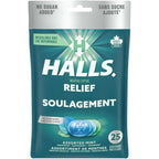Halls Relief Mentho-Lyptus Assorted Mint 25, Cough Drops
