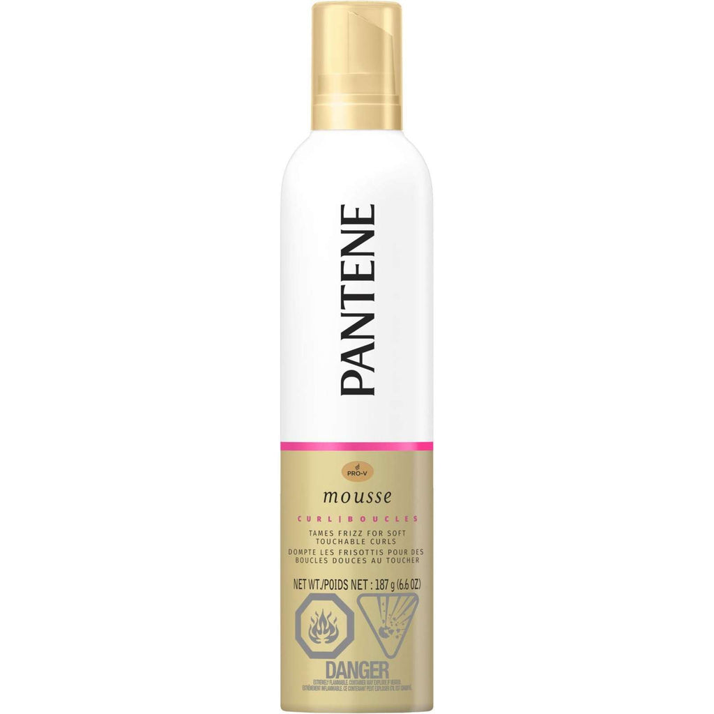 Pantene Pro-V Curl Mousse to Tame Frizz for Soft, Touchable Curls, 187 g