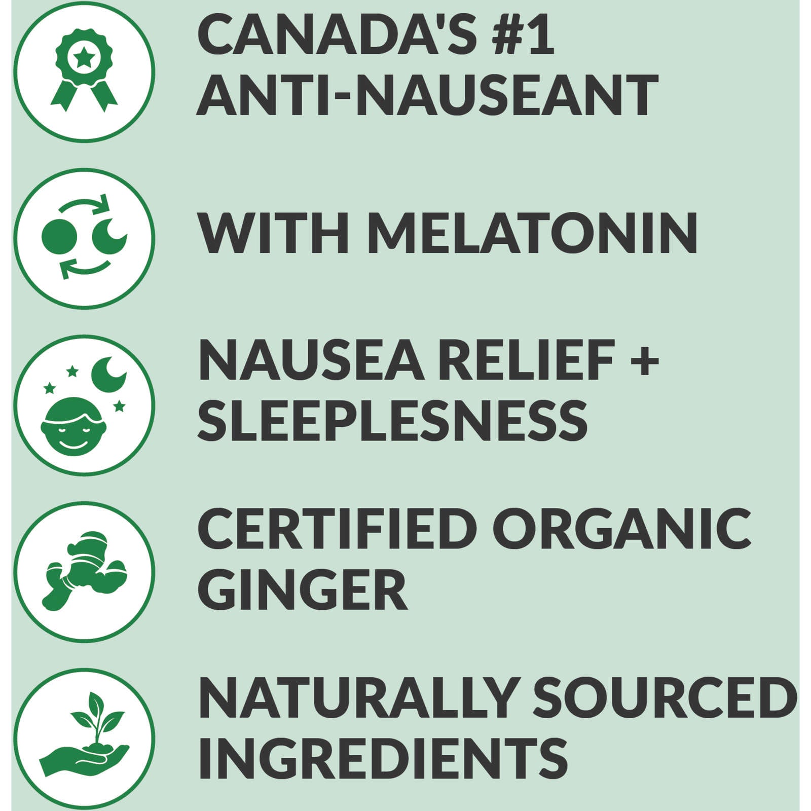Ginger Nighttime Tablets with Melatonin