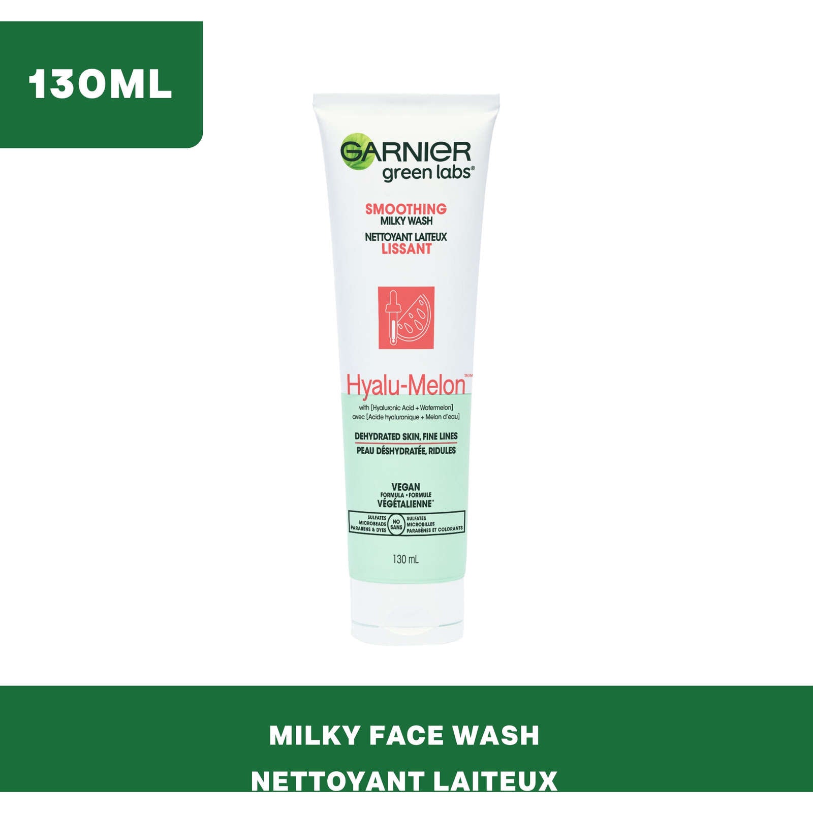  Green Labs Smoothing Milky Wash Hyalu-Melon , 130Ml