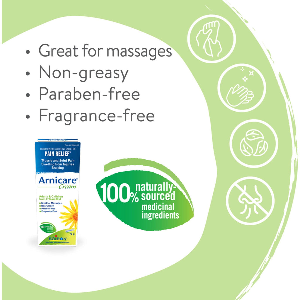 Arnicare Cream Relieves Muscle and Joint Pain, and Treats Bruises and Bumps