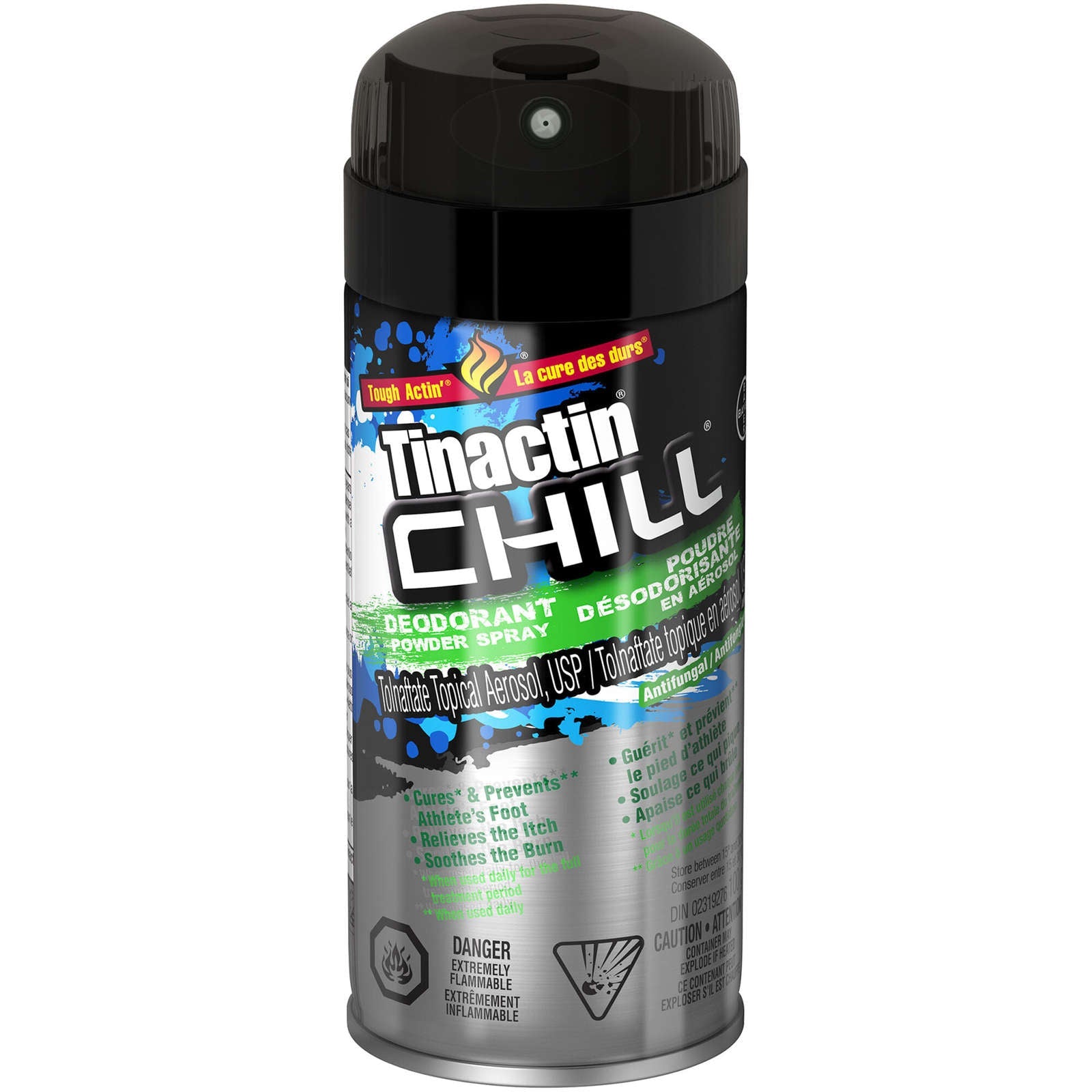 Tinactin Chill Deodorant Powder Spray, Antifungal treatment, 100 g