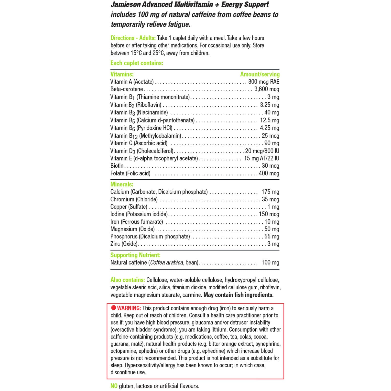 Advanced Multivitamin & Energy Support