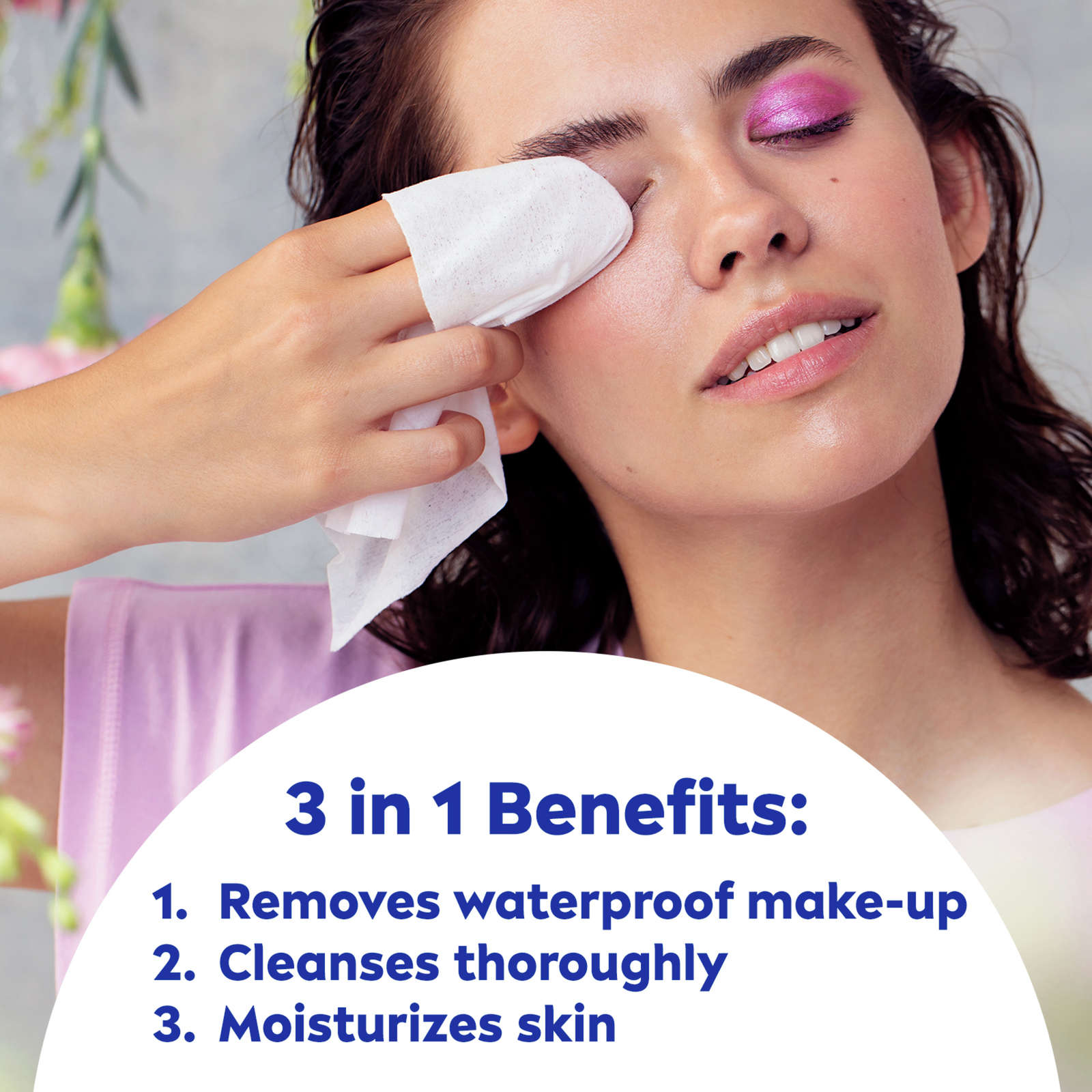 3-IN-1 Biodegradable Dry Skin Cleansing Wipes