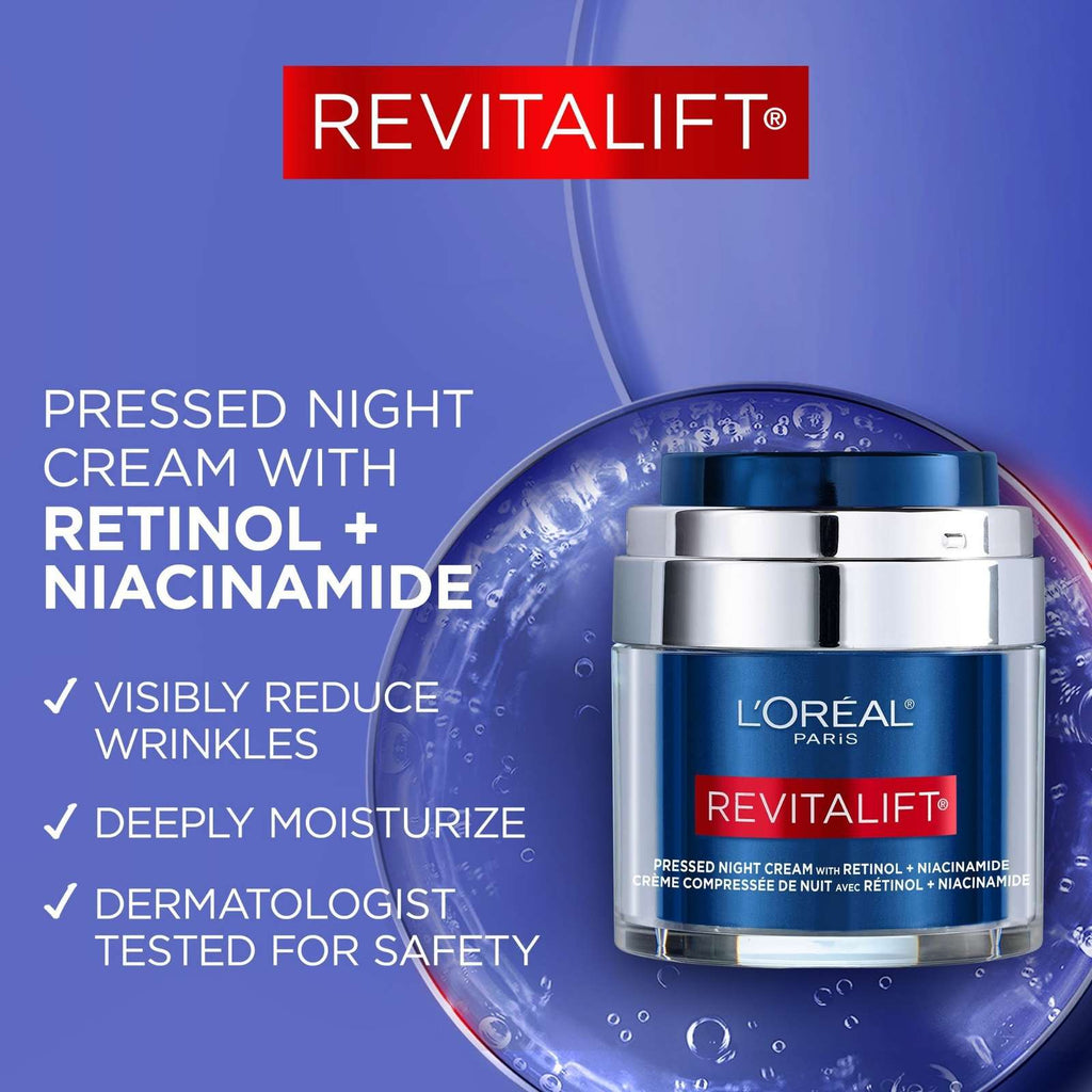 Night Moisturizer, Retinol Niacinamide Cream