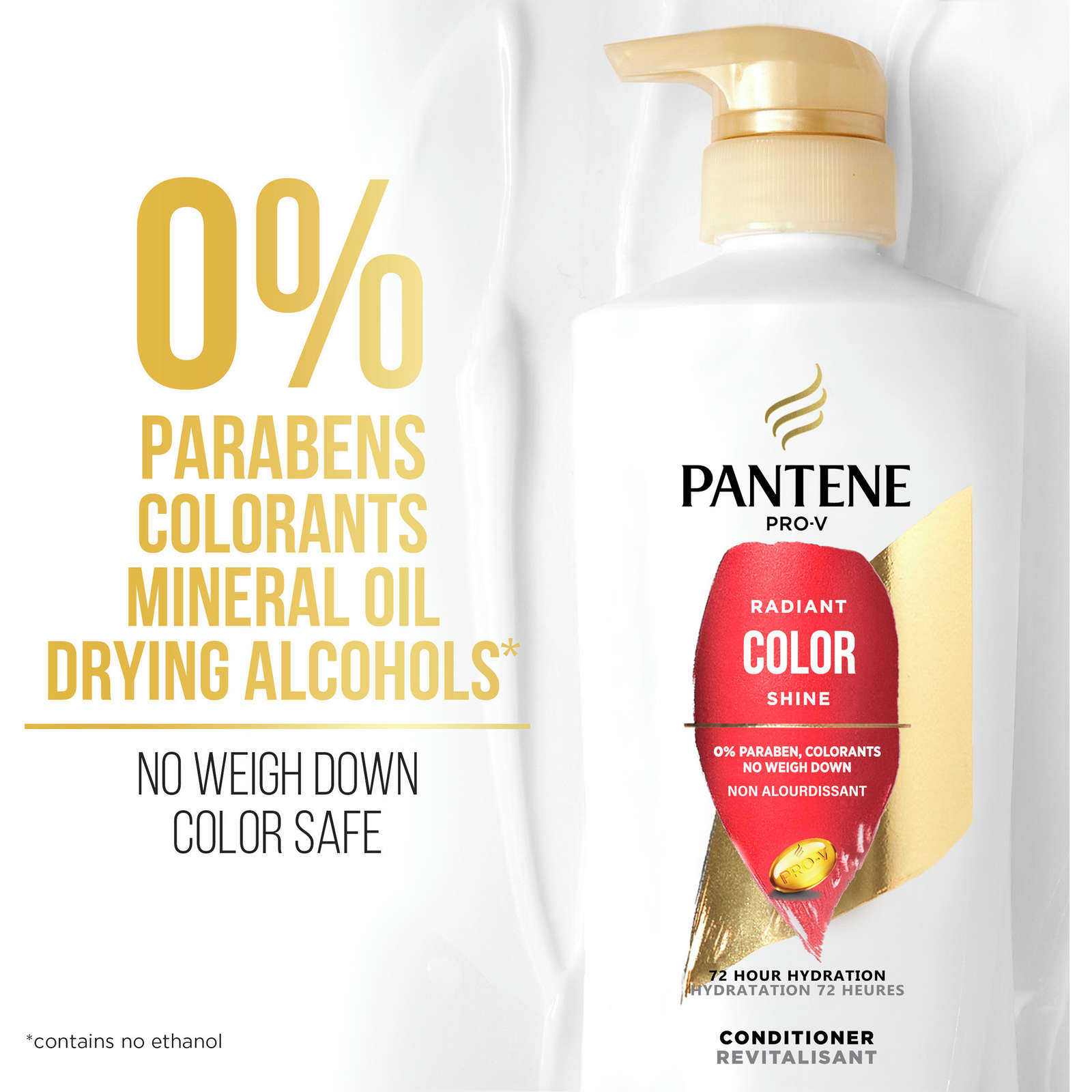 PRO-V Radiant Color Shine Conditioner, 16.0oz/476mL