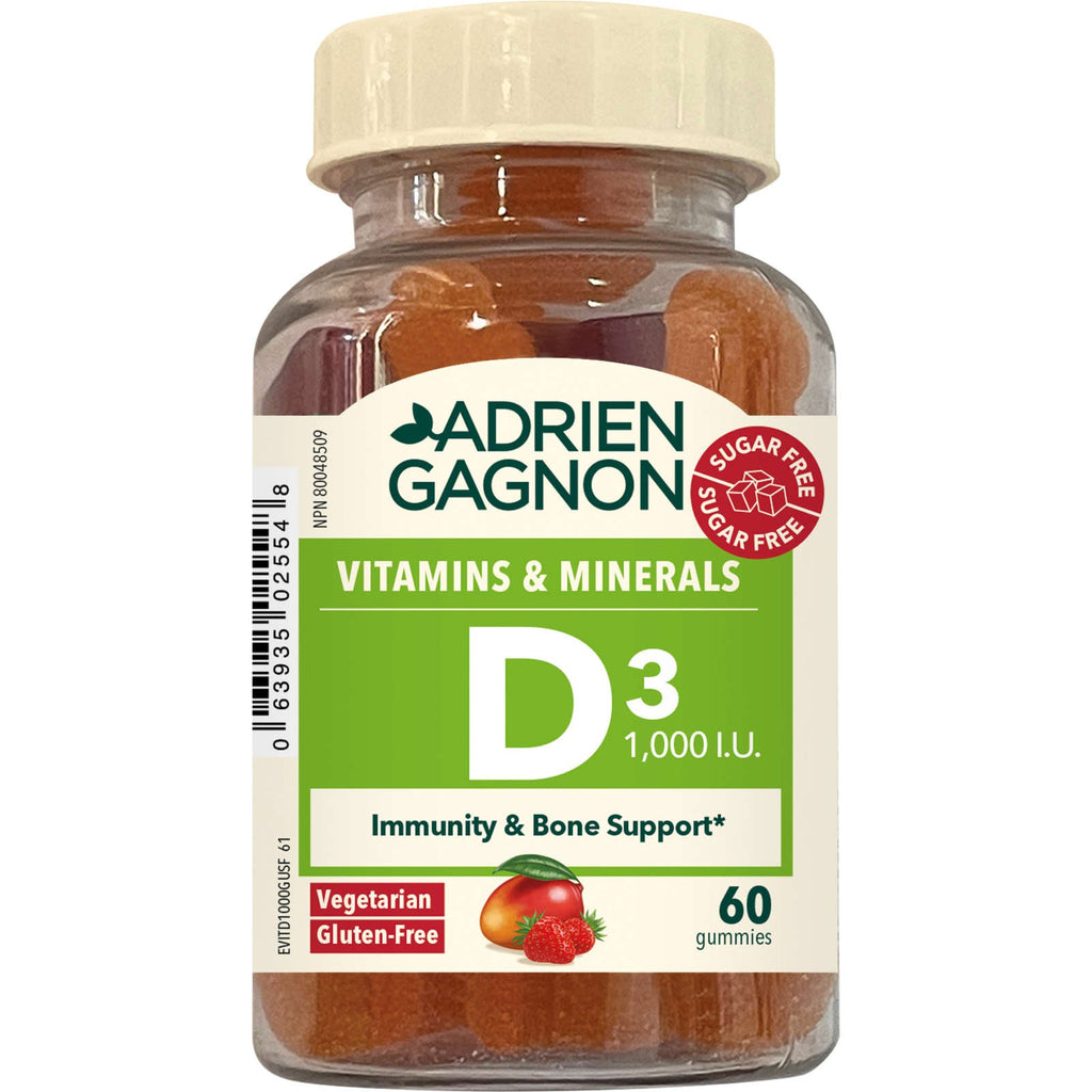 Vitamin D3 1000 IU Gum Sugar Free